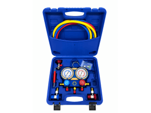 Professional Manifold set R134a W/72 Hoses Couplers and Carry Case