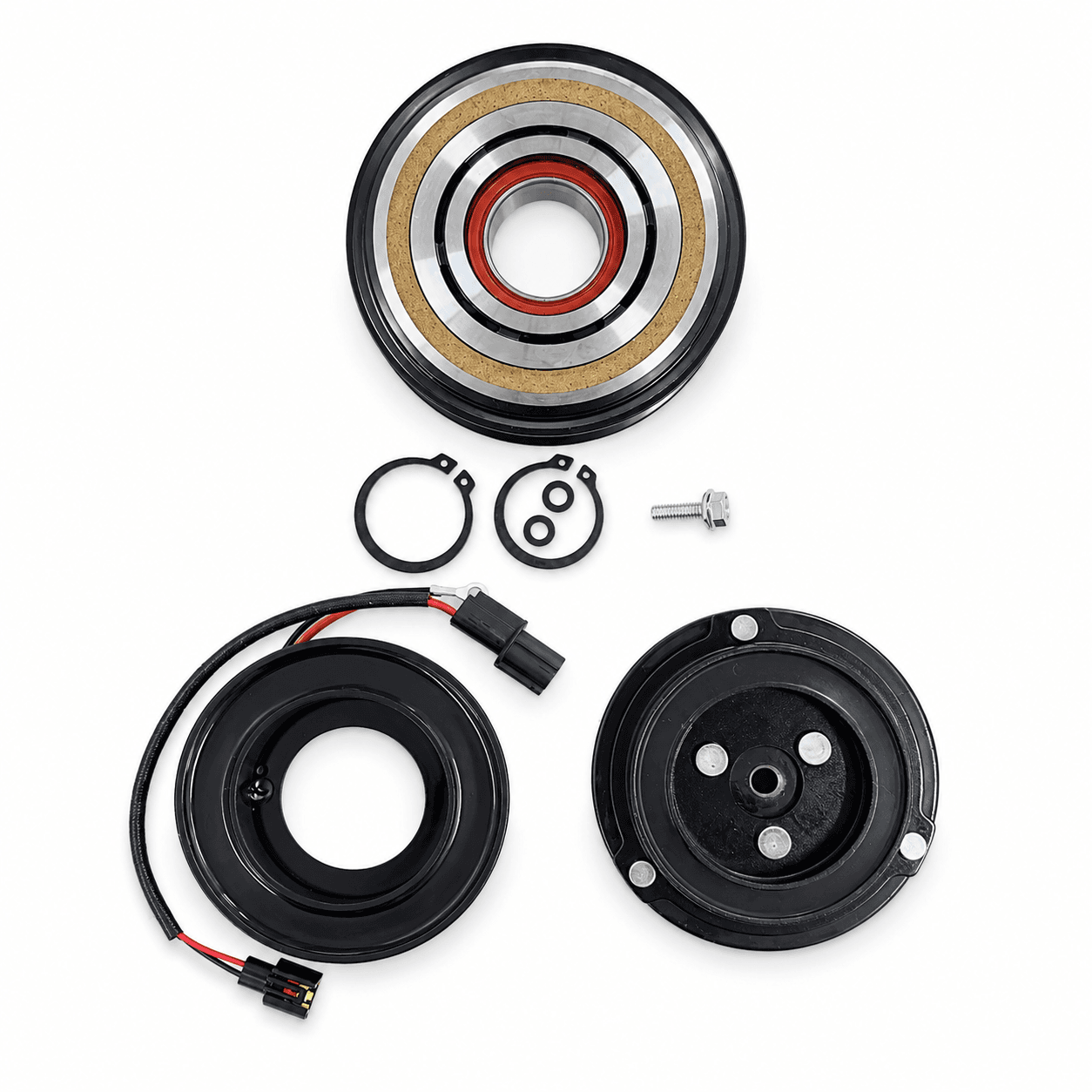 Ac Compressor clutch kit Hyundai Santa Fe 2.2L DSL 18-22 - Image 3