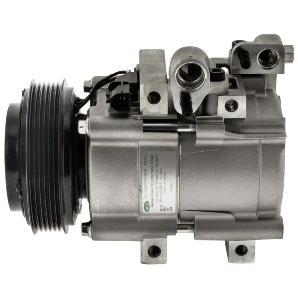 AC COMPRESSOR FITS HYUNDAI iLOAD ON WHITE BACKGROUND