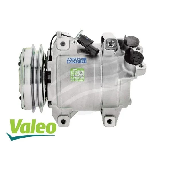 Genuine Valeo Mitsubishi Triton Ac Compressor on white background