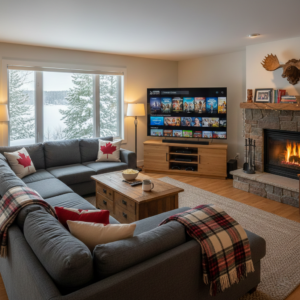 Canadian home streaming setup inspired by modern car entertainment systems in 2026