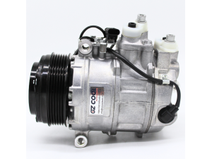 AC Compressor to fit Mercedes Benz on white background