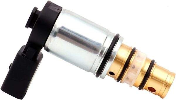 Ac Compressor control solenoid valve for Audi and VW on white background